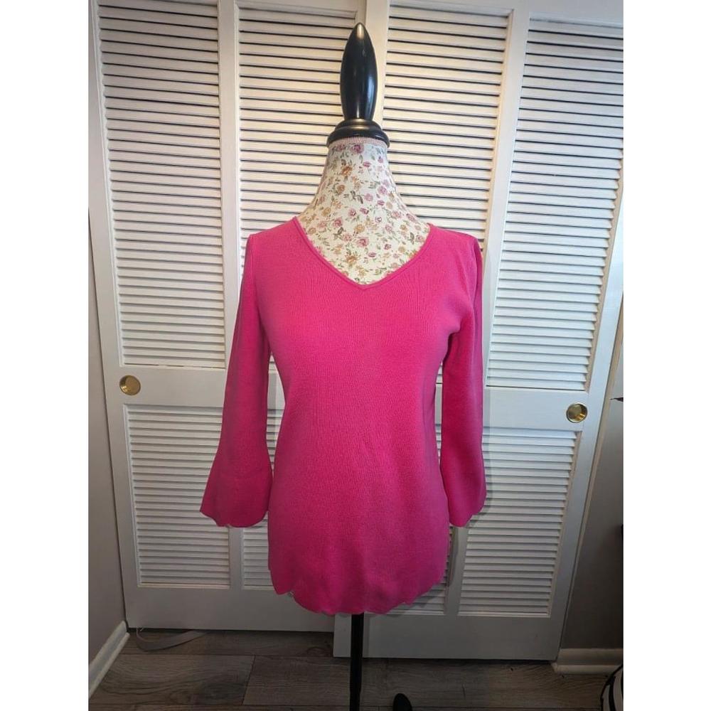 NWT Talbot's Barbie pink sweater